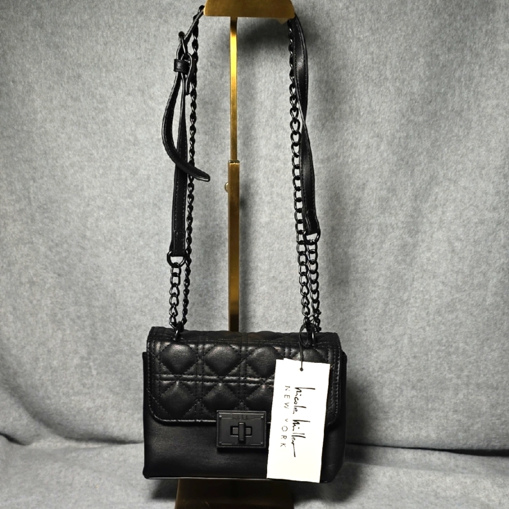Nicole Miller New York Quilted Shoulder Bag NWT